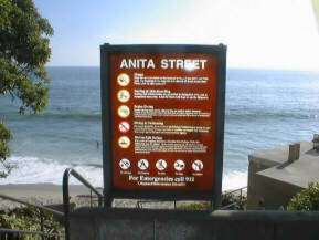 Anita Street Beach in Laguna Beach