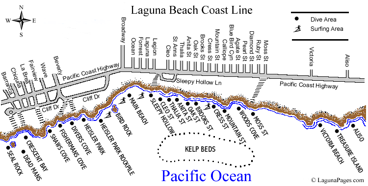 The Laguna Beach Coastline