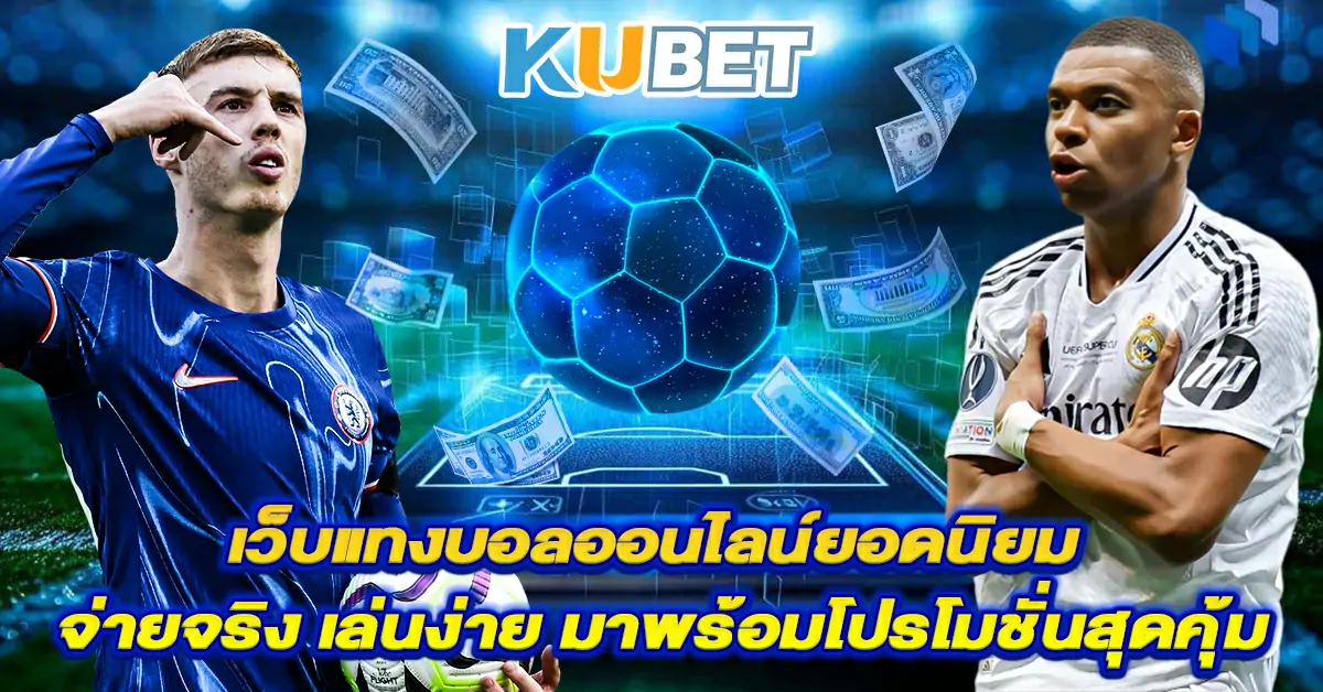 เว็บแทงบอลออนไลน์ยอดนิยม--จ่ายจริง-เล่นง่าย-มาพร้อมโปรโมชั่นสุดคุ้ม